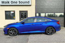 2020 Honda Civic with professional window tint